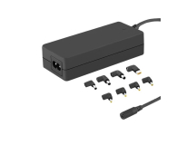 QOLTEC Uniwersalny automatyczny zasilacz, 65W, 8 wtyczek 50011 - 256274 - zdjęcie 1